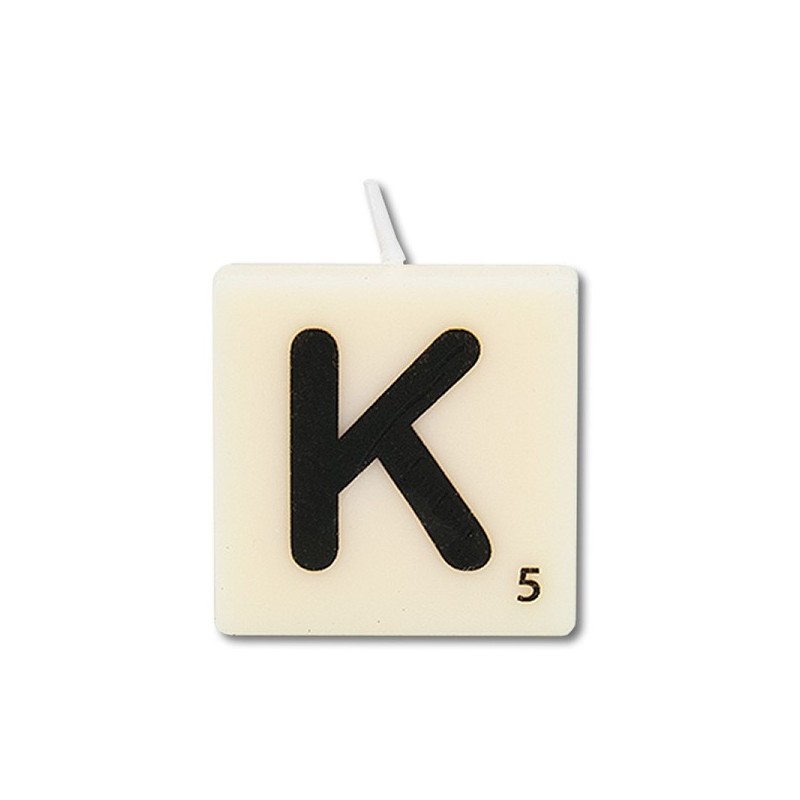 Paperdreams Letter Kaarsje letter K, set van 4