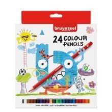 Bruynzeel 24 crayons de couleur longs