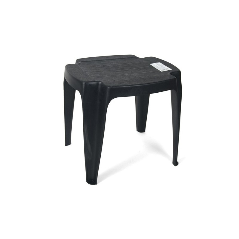 Table d'appoint repose-pieds suisi anthracite 42x37xh38cm