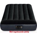Intex twin pillow rest classic luchtbed met ingebouwde pomp (220-240V) 99x191x25cm