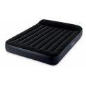 matelas gonflable classique avec repose-oreiller queen avec bip en fibre technologique (avec pompe intégrée 220-240 V) 152x203x2