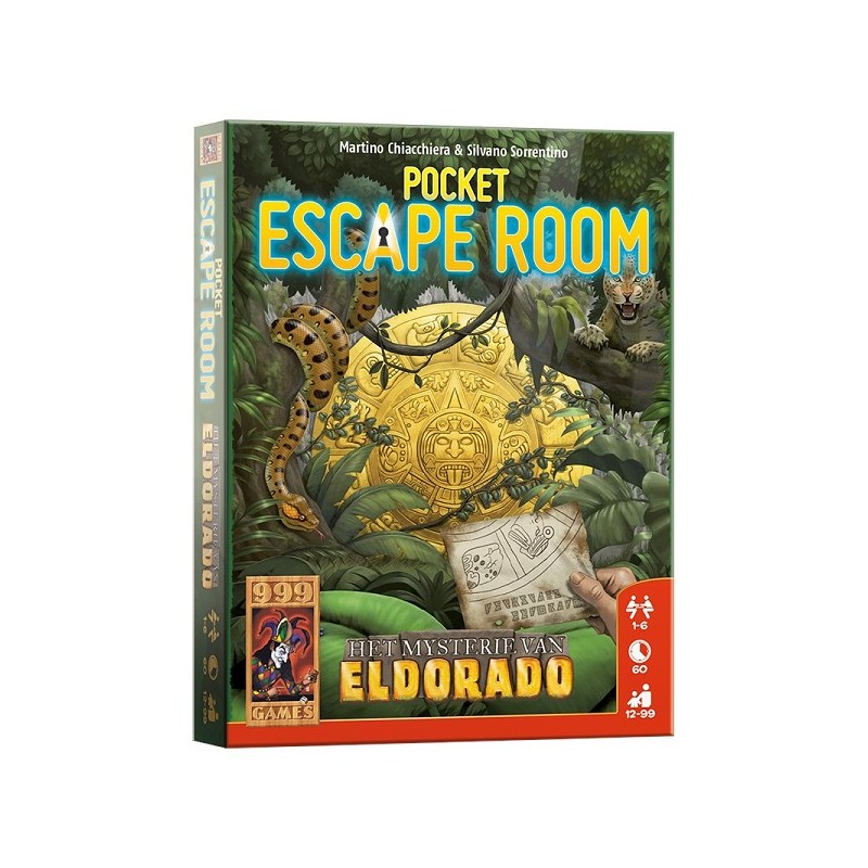 999 Games Pocket Escape Room - Het Mysterie van Eldorado Breinbreker