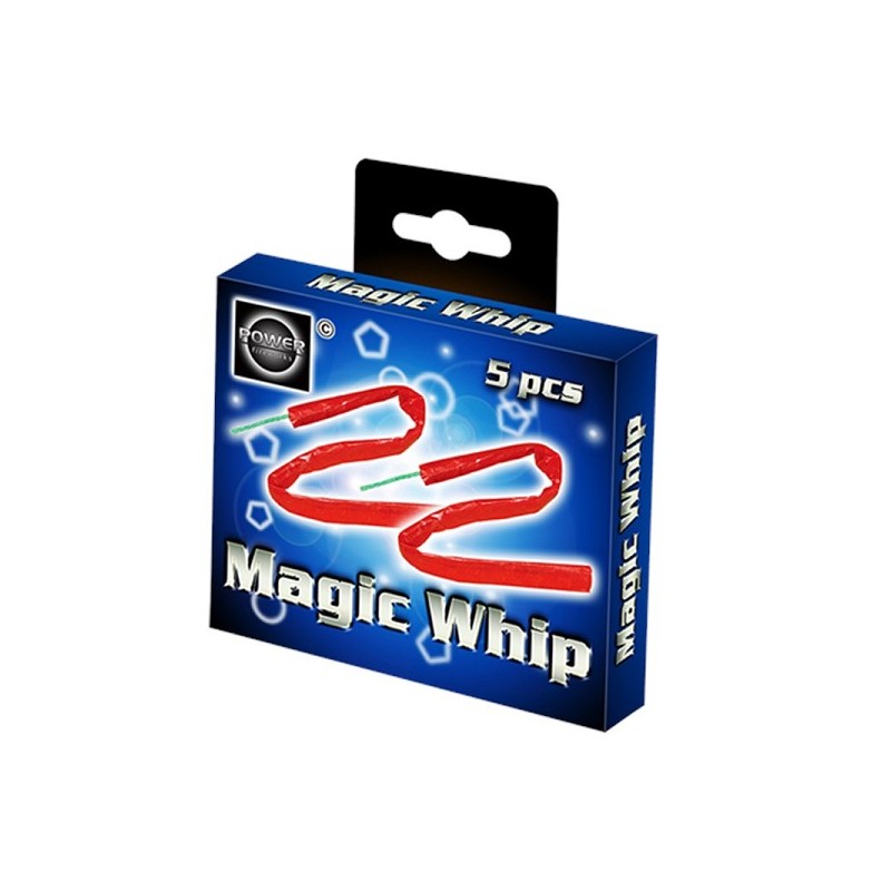 Boîte Magic Whip de 5 rubans crépitants crépitants.