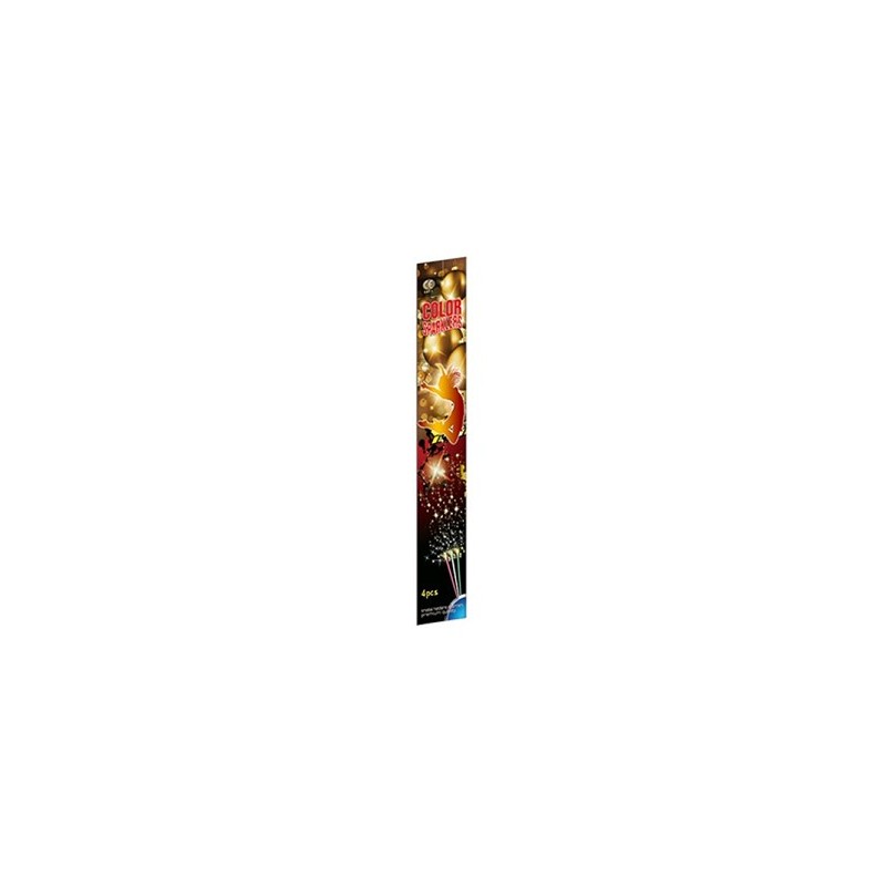 Etoiles 30cm Color Sparkles pack de 24 paquets de 4 pièces