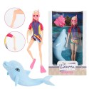 Toi Toys Lauren Tienerpop duikster met glitter dolfijn