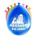 Paperdreams Cijfer Ballonnen - Abraham 8 stuks 30cm