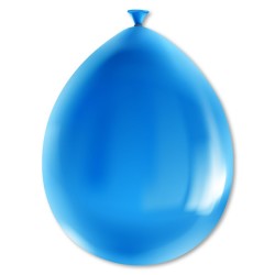 Paperdreams Party Ballonnen - Blauw metallic 8 stuks 30cm