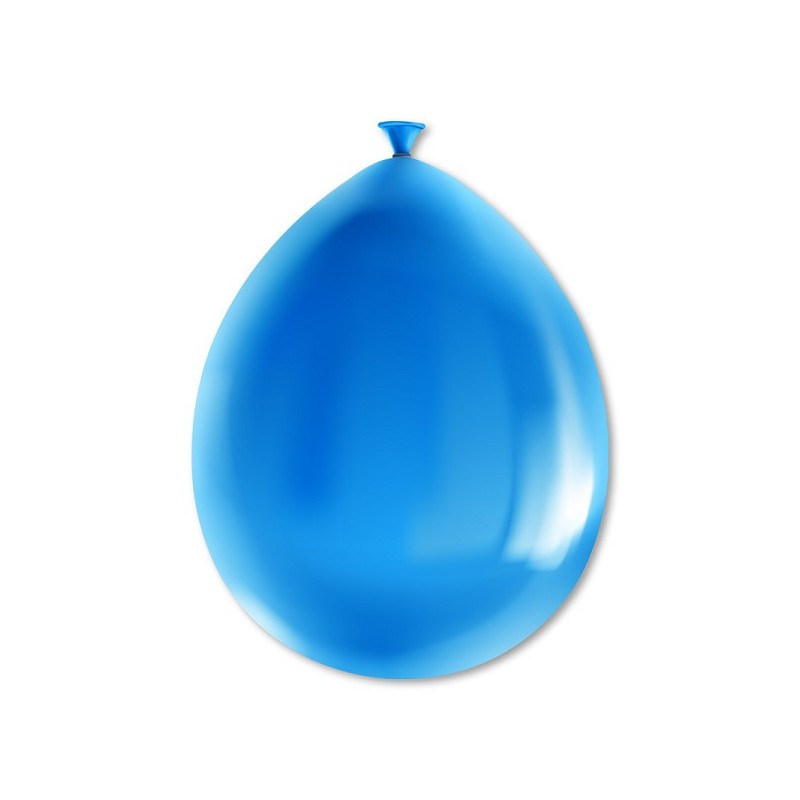 Paperdreams Party Ballonnen - Blauw metallic 8 stuks 30cm