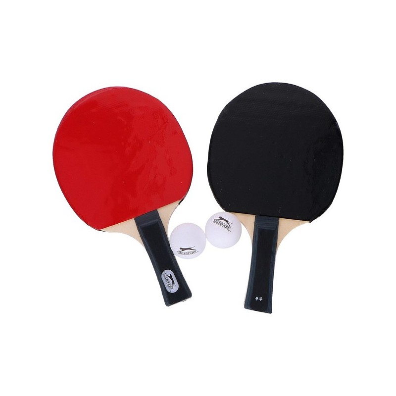Slazenger Tafeltennisset in luxe etui met 2 batjes en 2 ballen