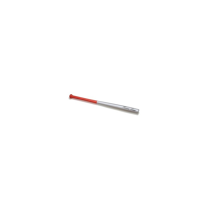 Batte de baseball bois rouge/argent 71cm