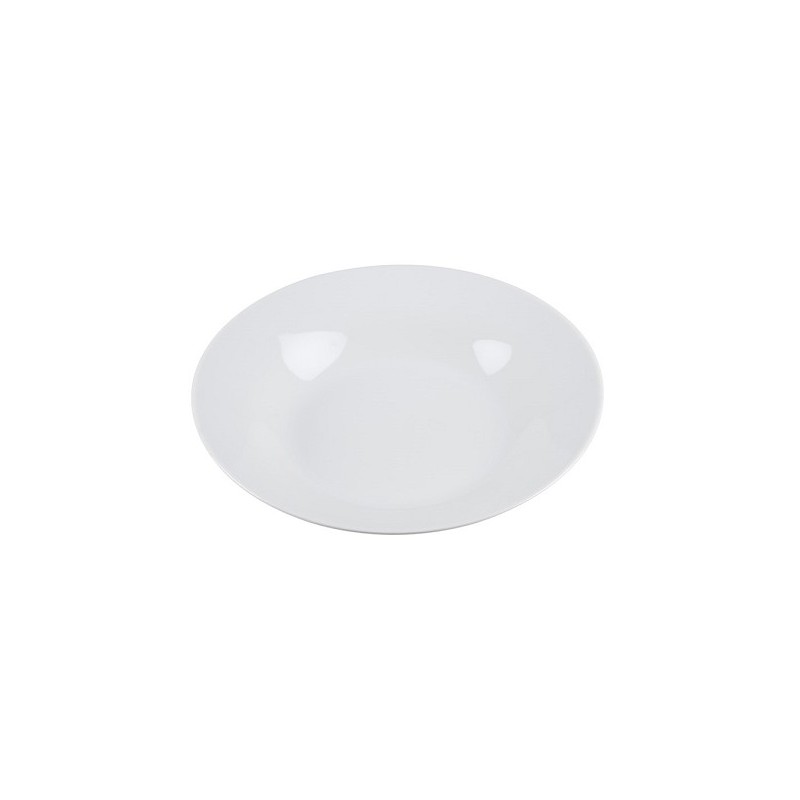 Assiette creuse en porcelaine Ø20cm lot de 12 pièces