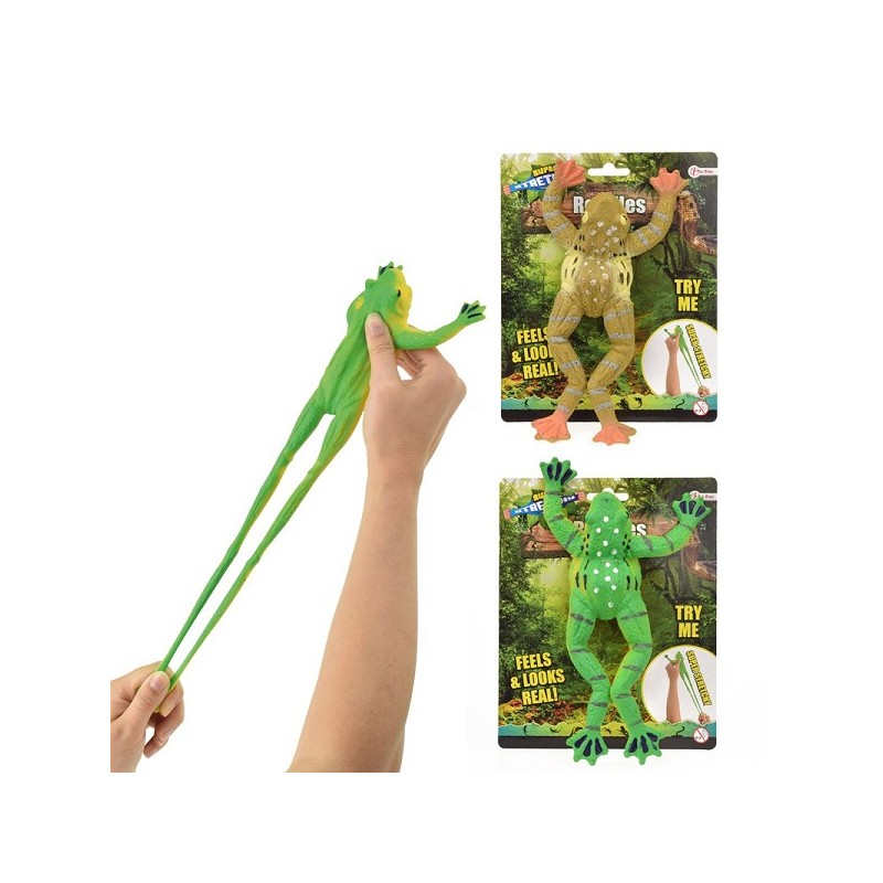 Toi Toys Levensechte kikker op kaart