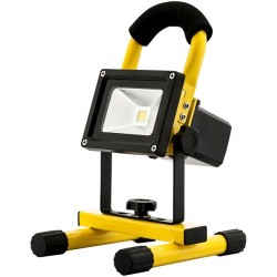 Avide LED Lampe de chantier portable rechargeable Projecteur 120° NW 4000K 10W ABRFLNW-10W 550lm