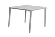 Tafel Porto kunststof 65x65x70cm grijs