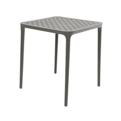 Table Porto plastique 65x65x70cm anthracite