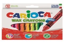 Carioca Maxi crayon de cire boîte de 12 crayons de cire