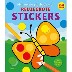 Deltas Mijn eerste plakboek met reuzegrote stickers (2-4jr.)