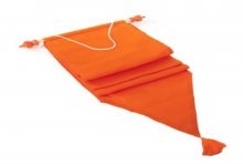 Fanion orange avec pinceau Spun-Poly pour drapeau 20x300cm
