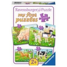 Ravensburger Animaux préférés Mon premier puzzle 2-4-6-8 pièces
