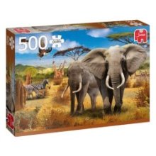 Puzzle Jumbo Savane Africaine 500 pièces