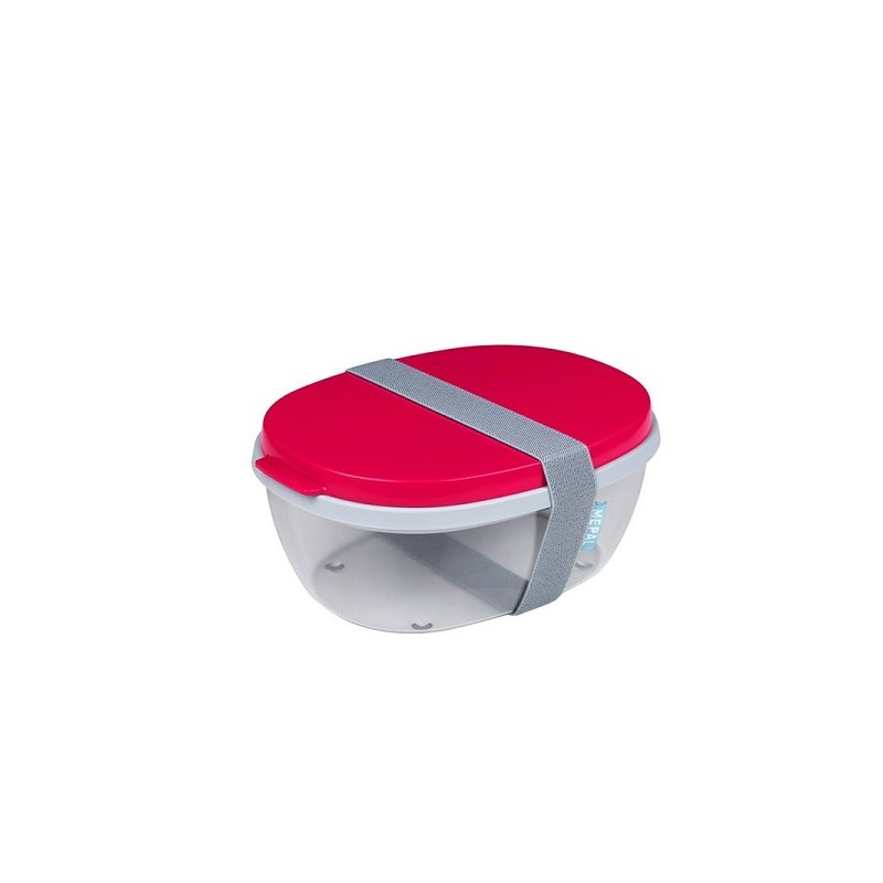 Mepal saladbox ellipse - nordic red