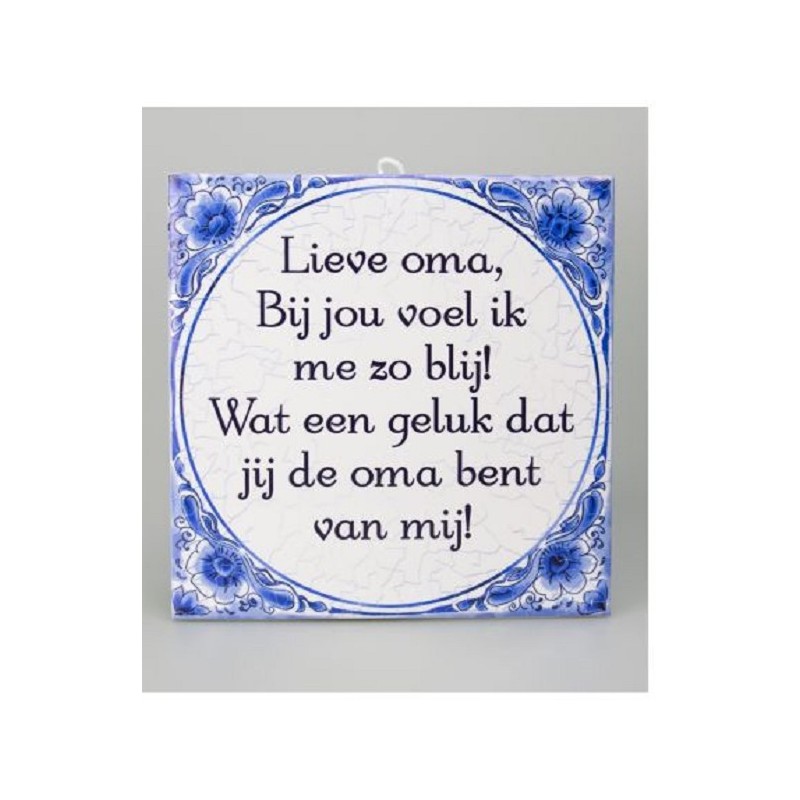Carrelage Paperdreams - Chère Grand-mère Delft bleu