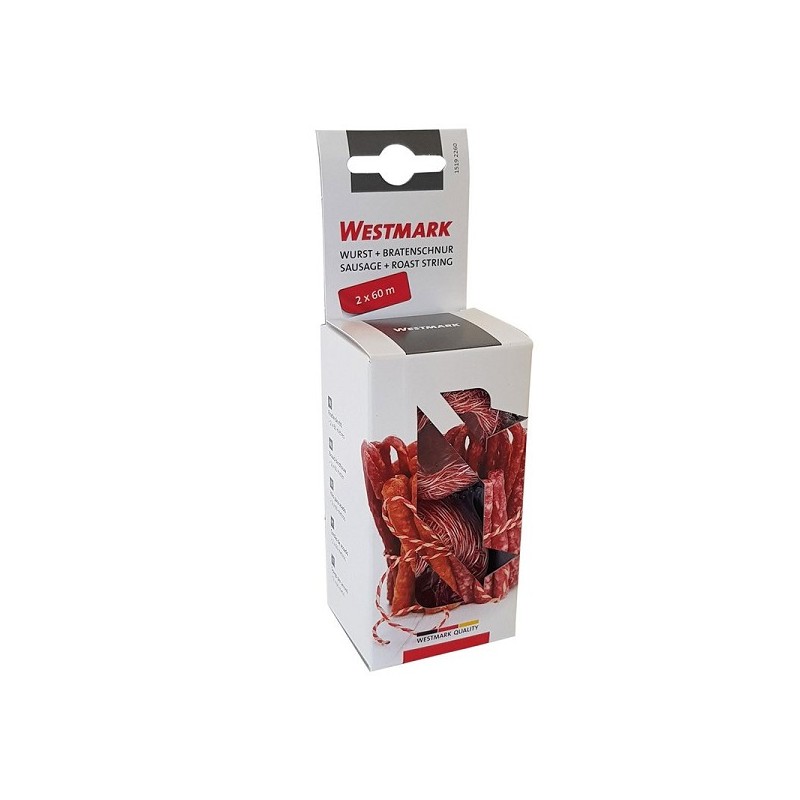 Westmark Fil de liaison pour viande BBQ 2x60m rouge/blanc