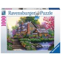 Ravensburger puzzel Romantische cottage 1000 stukjes