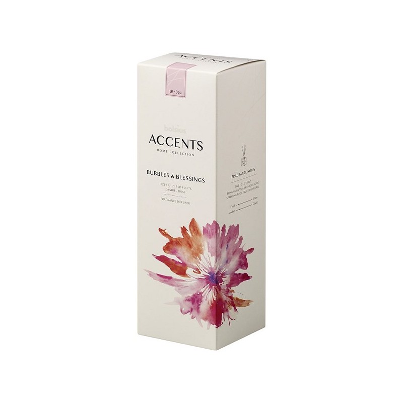 Bolsius Accents Diffuseur de parfum bulles & bénédictions 100ml