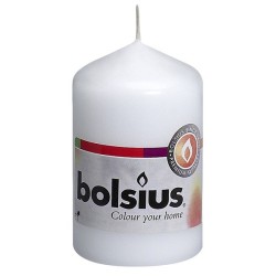 Bougie pilier Bolsius 80/48 blanc