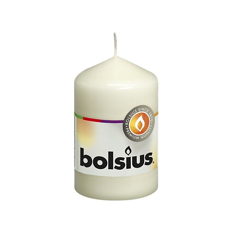 Bougie pilier Bolsius 80/48 ivoire