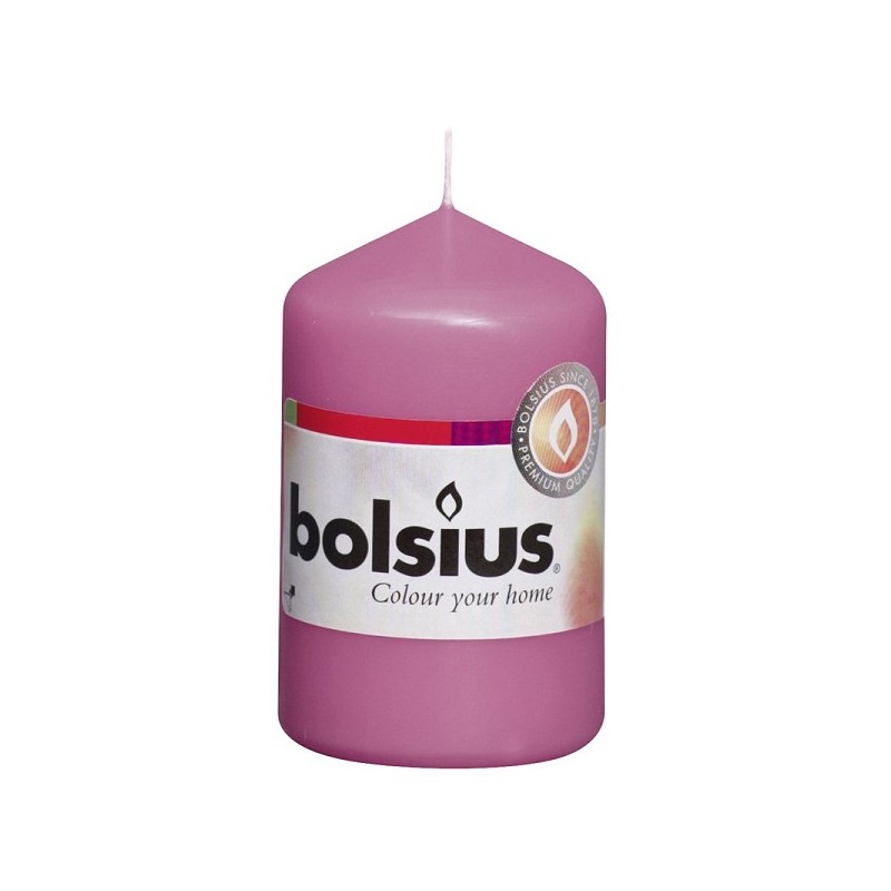 Bougie pilier Bolsius 80/48 fuchsia