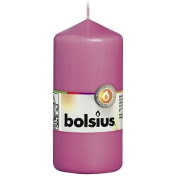 Bougie pilier Bolsius 120/58mm fuchsia