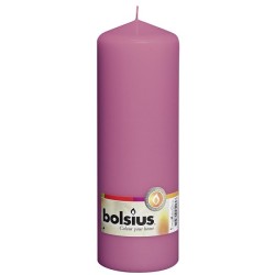 Bougie pilier Bolsius 200/68 fuchsia