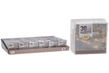 Batterijverlichting led 30 Lamps met timer warmwit