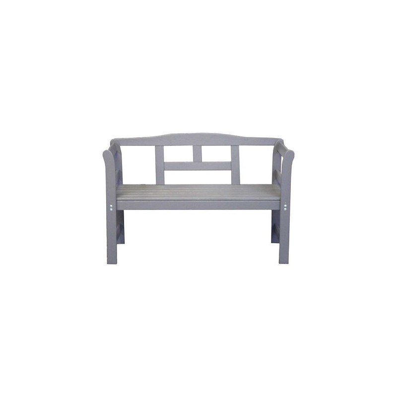 Banc de jardin Friesenbank bois de pin FSC 113x40x75cm gris