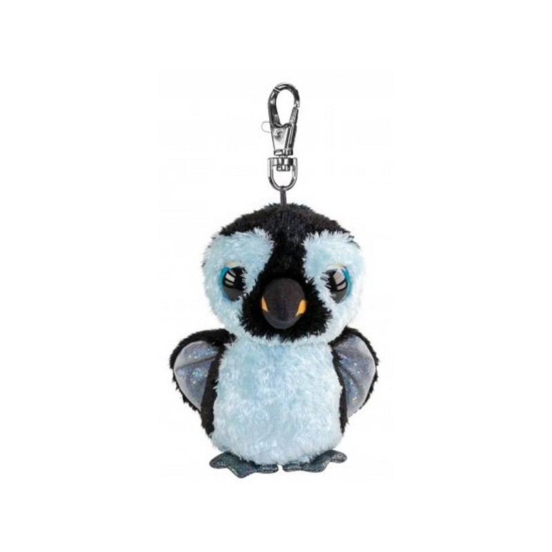 Lumo Stars Hug Penguin Ping avec clip porte-clés 8,5 cm