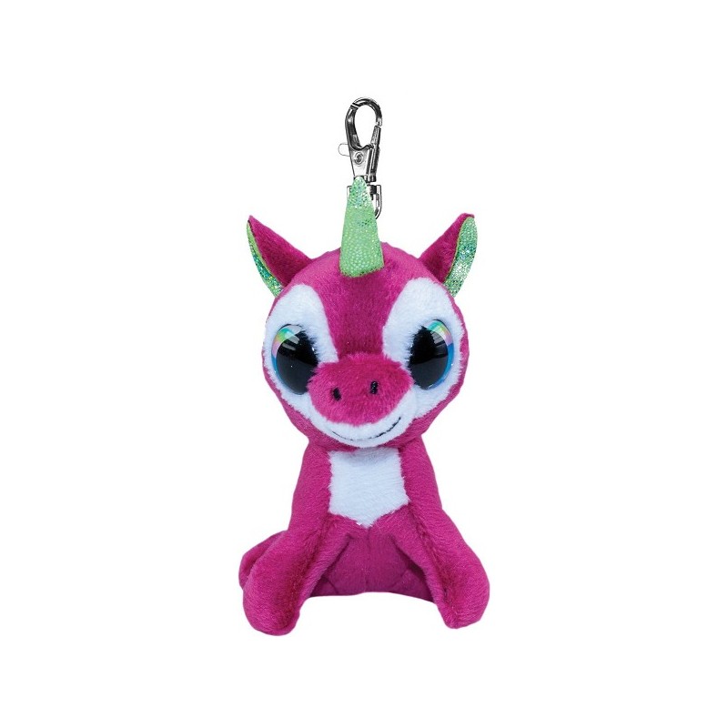 Lumo Stars Knuffel Unicorn Taiga met clip 8,5cm