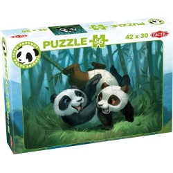 Puzzle Tactique Panda Étoiles Playtime - 56 pièces