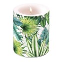 Bougie Ambiente Grandes Feuilles Tropicales