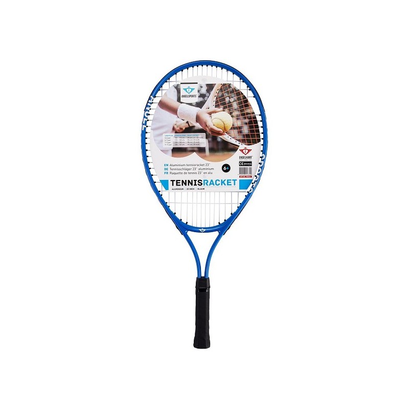 Raquette de tennis aluminium junior 58cm bleue