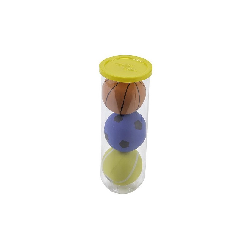 Highbounce ballen Ø6cm 3 stuks in koker