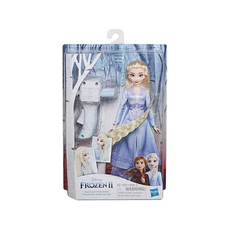 Hasbro La Reine des Neiges 2 - Poupée avec ensemble de coiffures