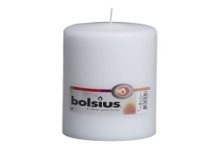 Bolsius stompkaars 150/80mm wit