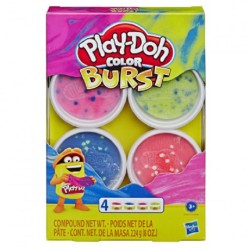 Hasbro Play-Doh Explosion de couleurs, paquet de 4