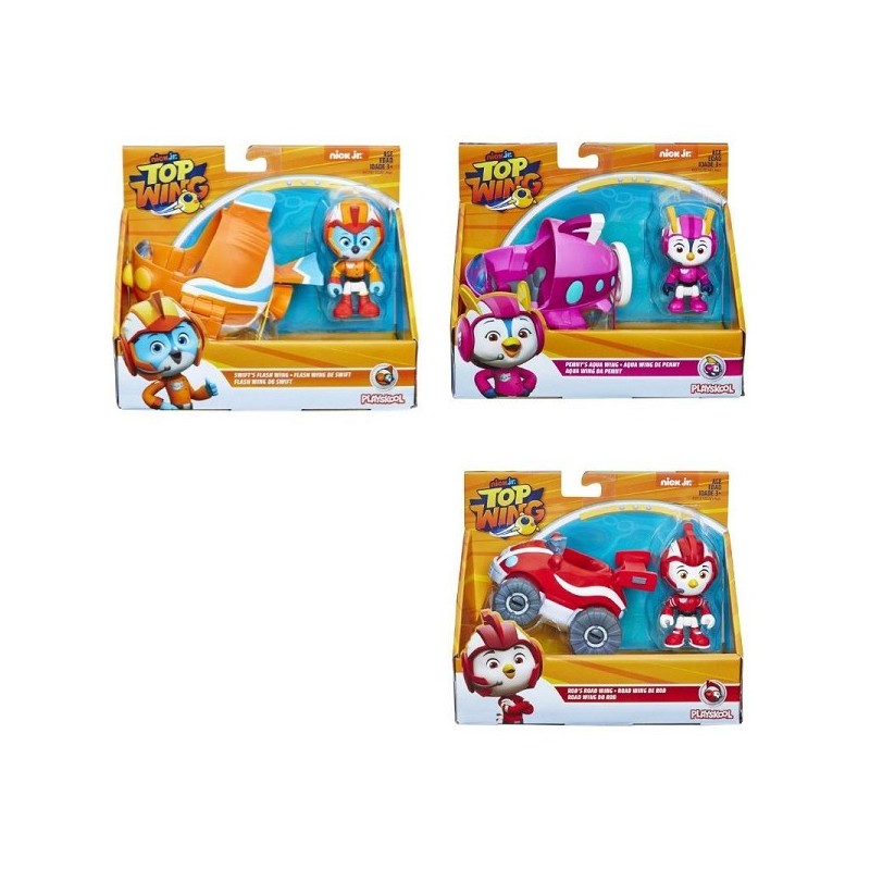 Hasbro Top Wing Figuur met Voertuig