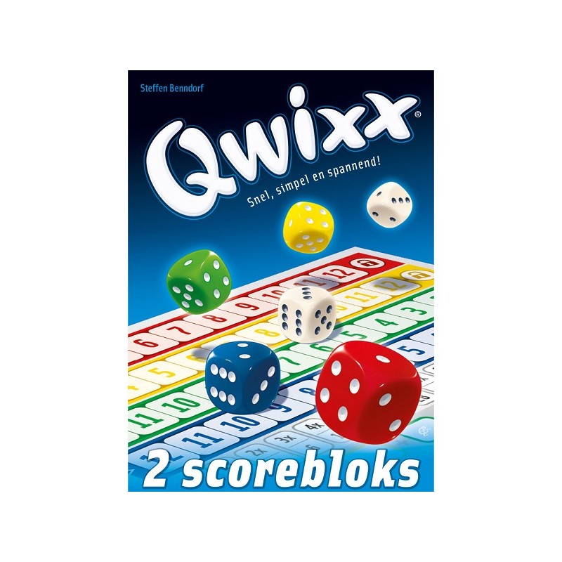 White Goblin Games Qwixx 2 Blocs de score