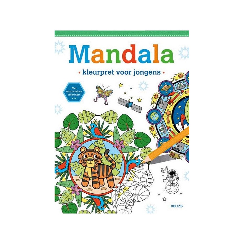 Deltas Mandala - Kleurpret voor jongens