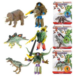 Toi Toys Dinosaure/guerrier 17 cm transformable