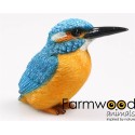 Farmwood Animals Statue de jardin martin-pêcheur 12,5x6x10cm